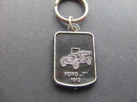 T. Ford 1912 oldtimer auto sleutelhanger